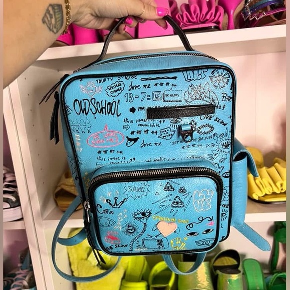 Min & Mon Blue Backpack
